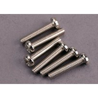 Tornillos de máquina de cabeza redonda 3x15 mm Traxxas TRX2563