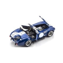 KYOSHO DIE CAST KYOSHO 1:18 shelby cobra 427 s/c spider 1962 blue/white KS08048BLMW