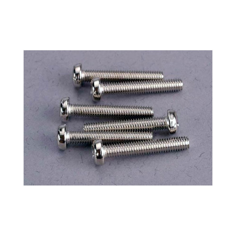 Tornillos cabeza redonda 3x18mm Traxxas