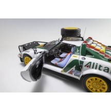 KYOSHO DIE CAST KYOSHO 1:18 lancia stratos hf s.munari 3rd safari rally 1977 nr.7 KS08130G