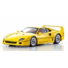 KYOSHO DIE CAST KYOSHO 1:18 ferrari f40 yellow 1987 die-cast collection KS08416Y