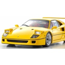 KYOSHO DIE CAST KYOSHO 1:18 ferrari f40 yellow 1987 die-cast collection KS08416Y