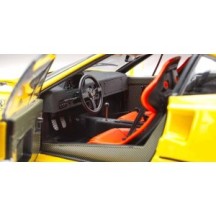 KYOSHO DIE CAST KYOSHO 1:18 ferrari f40 yellow 1987 die-cast collection KS08416Y