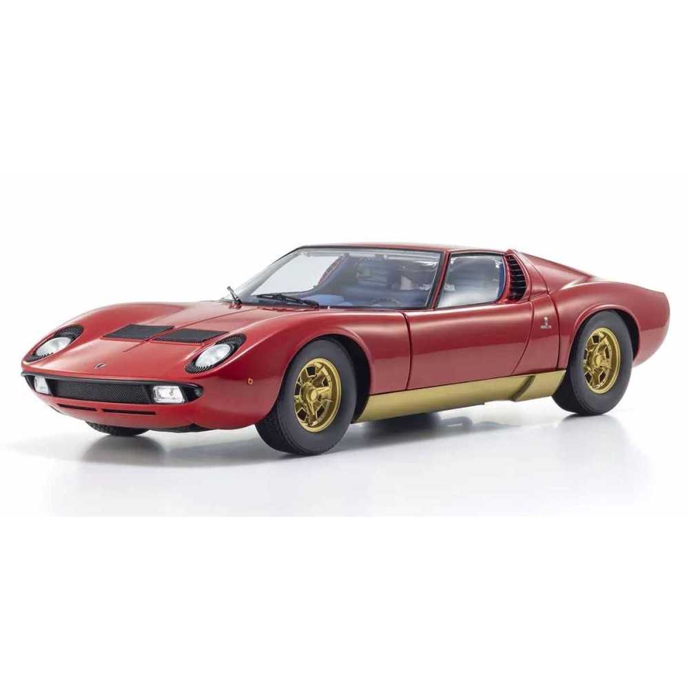 KYOSHO DIE CAST KYOSHO 1:12 lamborghini miura p400 1968 red/gold KS08621RBL