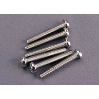Tornillos de máquina de cabeza redonda 3x20 mm Traxxas TRX2566