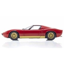 KYOSHO DIE CAST KYOSHO 1:12 lamborghini miura p400 1968 red/gold KS08621RBL