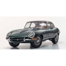 KYOSHO DIE CAST KYOSHO 1:18 jaguar type-e 3.8l coupe mk1 1961 british RACING green KS08954G