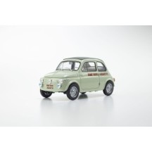 KYOSHO DIE CAST KYOSHO 1:18 fiat nuova 500 elaborazione abarth record green clear KS08966ALG