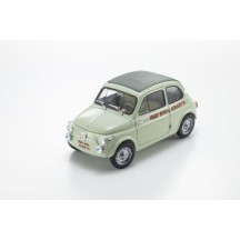 KYOSHO DIE CAST KYOSHO 1:18 fiat nuova 500 elaborazione abarth record green clear KS08966ALG
