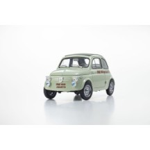 KYOSHO DIE CAST KYOSHO 1:18 fiat nuova 500 elaborazione abarth record green clear KS08966ALG