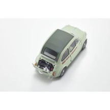KYOSHO DIE CAST KYOSHO 1:18 fiat nuova 500 elaborazione abarth record green clear KS08966ALG