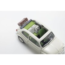 KYOSHO DIE CAST KYOSHO 1:18 fiat nuova 500 ivory accessories version KS08966WA