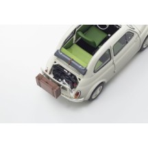 KYOSHO DIE CAST KYOSHO 1:18 fiat nuova 500 ivory accessories version KS08966WA