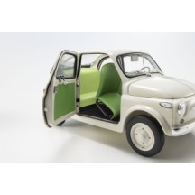 KYOSHO DIE CAST KYOSHO 1:18 fiat nuova 500 ivory accessories version KS08966WA