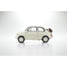 KYOSHO DIE CAST KYOSHO 1:18 fiat nuova 500 ivory accessories version KS08966WA