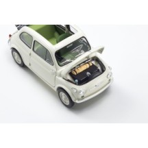 KYOSHO DIE CAST KYOSHO 1:18 fiat nuova 500 ivory accessories version KS08966WA