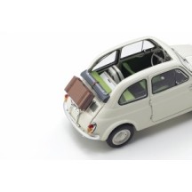 KYOSHO DIE CAST KYOSHO 1:18 fiat nuova 500 ivory accessories version KS08966WA