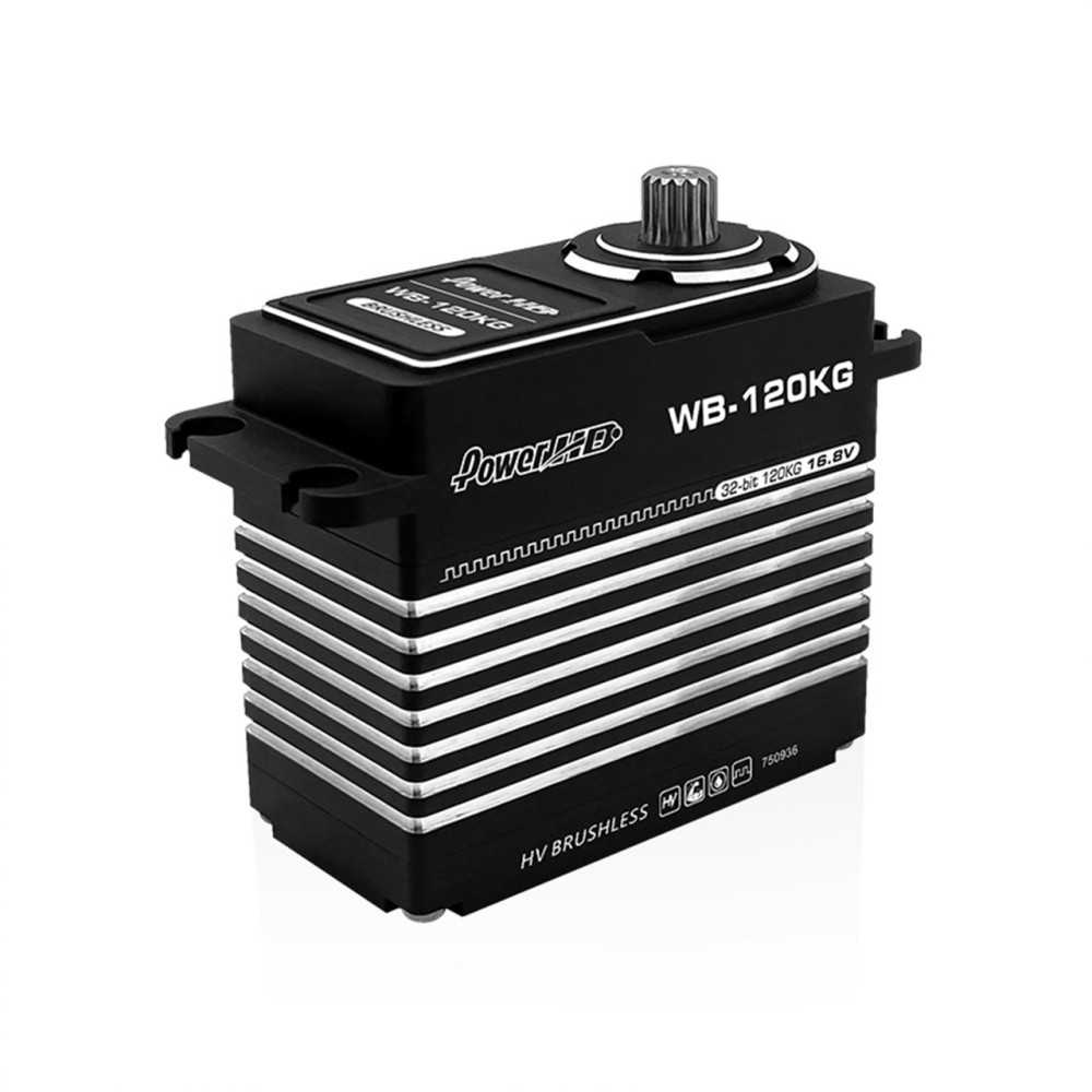 POWER HD SERVO wb-120kg 12.6v alu case mg 120kg/0.10s (large scale) HD-WB-120KG POWER HD SERVO wb-120kg 12.6v alu case mg 120kg/0.10s (large scale) HD-WB-120KG