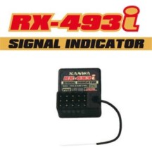 SANWA Receiver rx-493i 4 chanels 2.4ghz fh5 sxr waterproof S.107A41376B