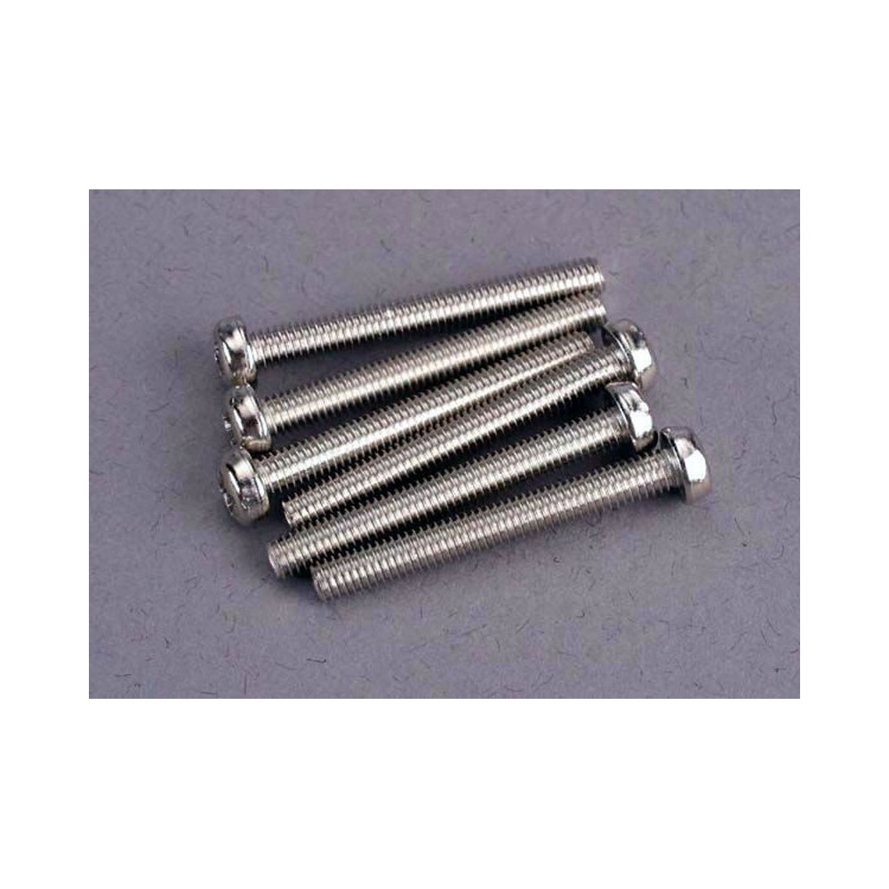 Tornillos cabeza redonda 3x25mm Traxxas