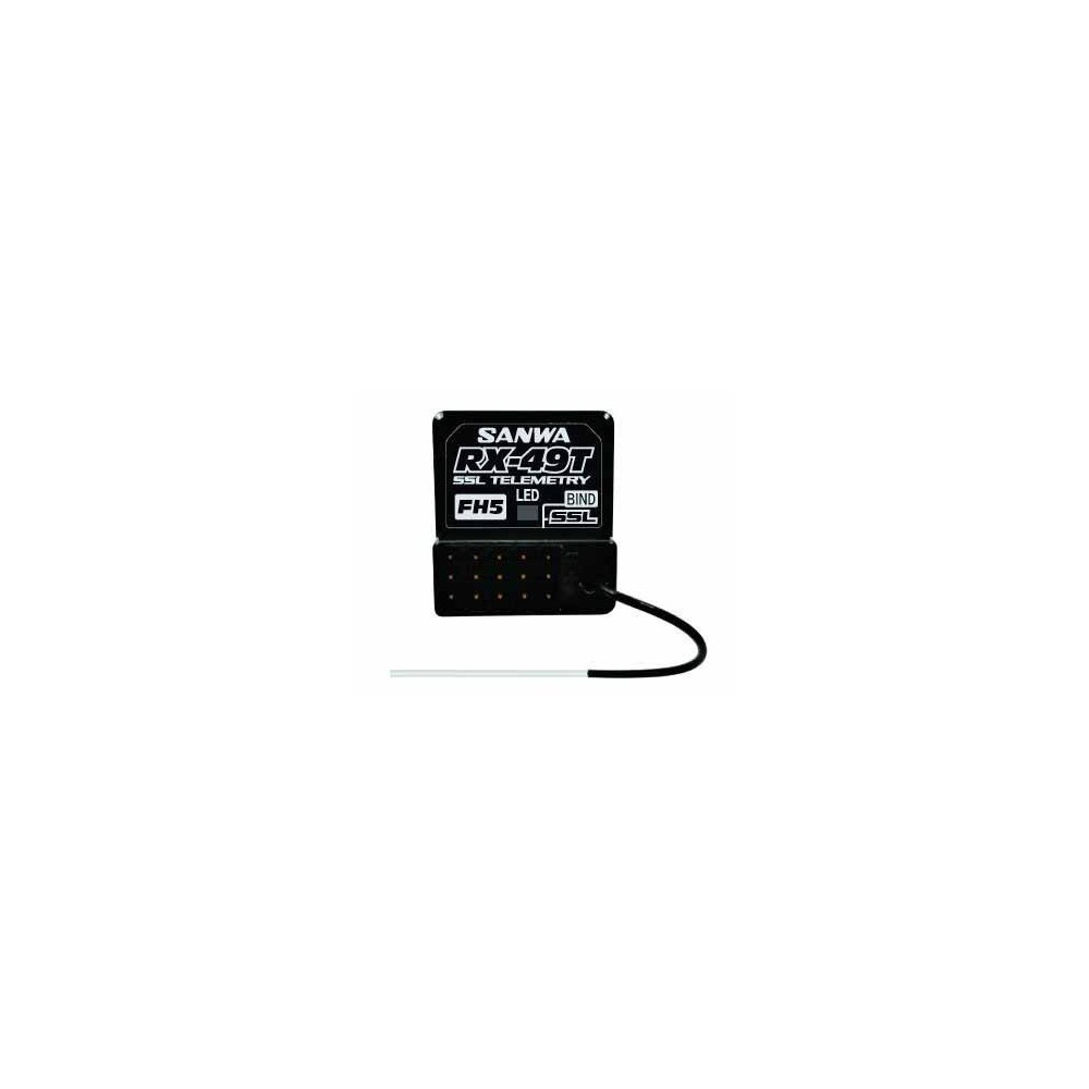 SANWA Receiver rx-49-t 4 chanels 2.4ghz fh5 sxr waterproof S.107A41433B