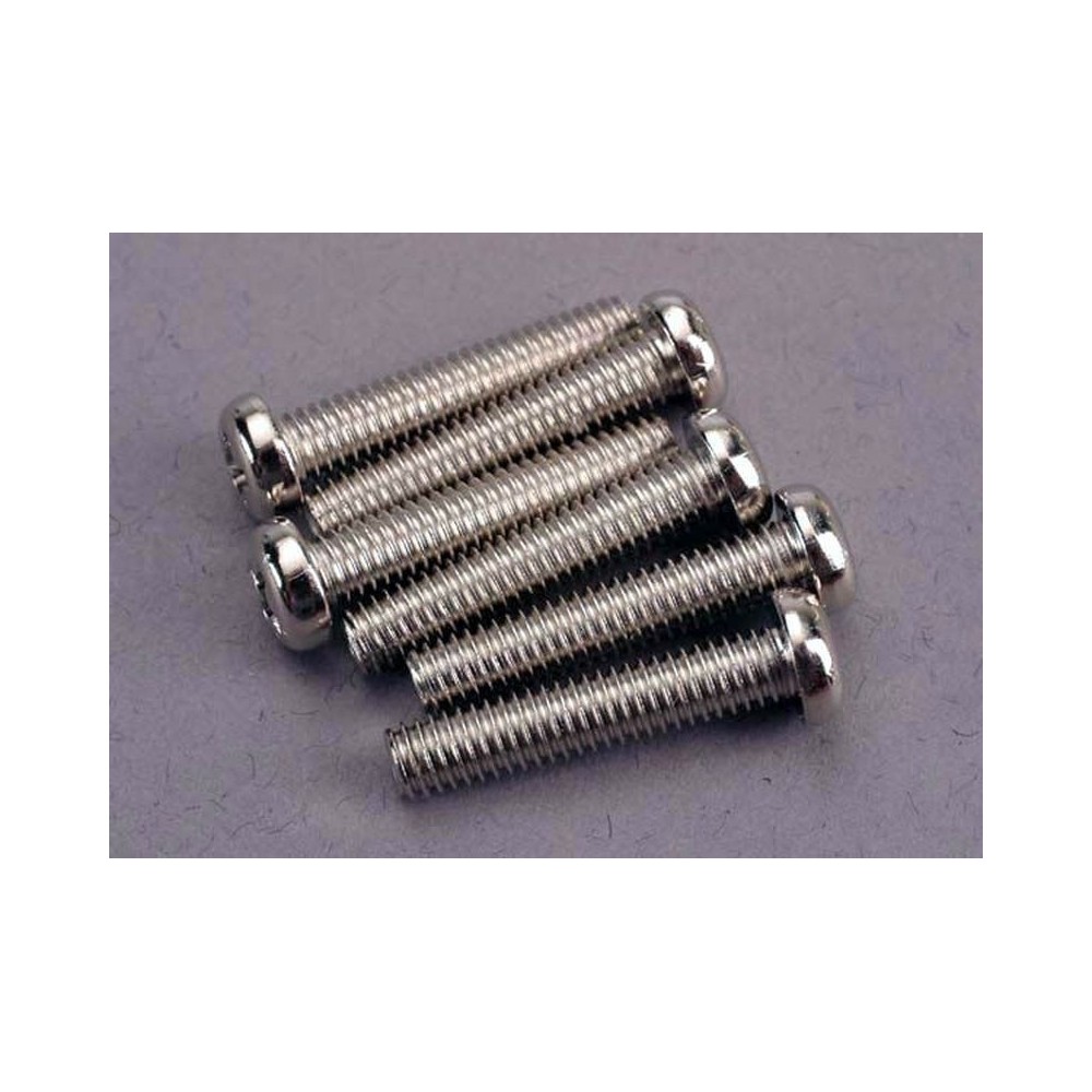 Tornillos cabeza redonda 4x20mm Traxxas Tornillos cabeza redonda 4x20mm Traxxas