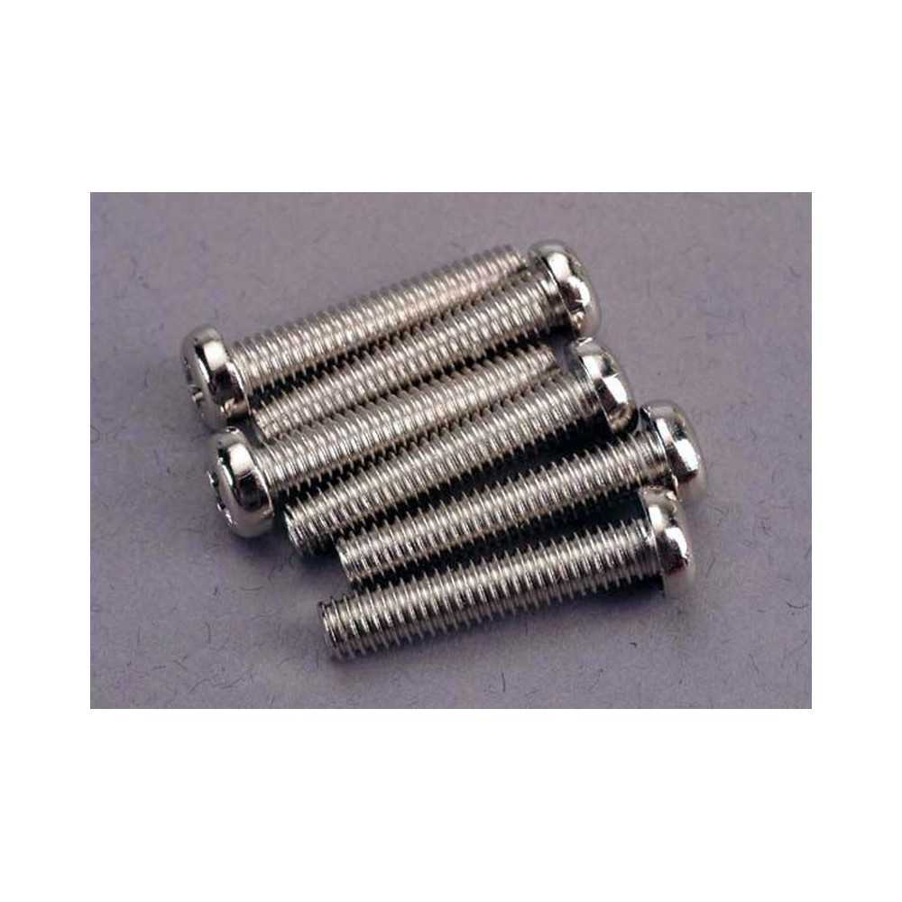Traxxas Screws 4x20mm roundhead machine (6) TRX2570 Traxxas Screws 4x20mm roundhead machine (6) TRX2570