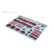 SPARKO F8 body sticker-rosa para opcional SPKF89004-PKOP