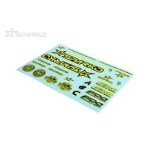 SPARKO F8 body sticker-amarillo para opcional SPKF89004-YLOP