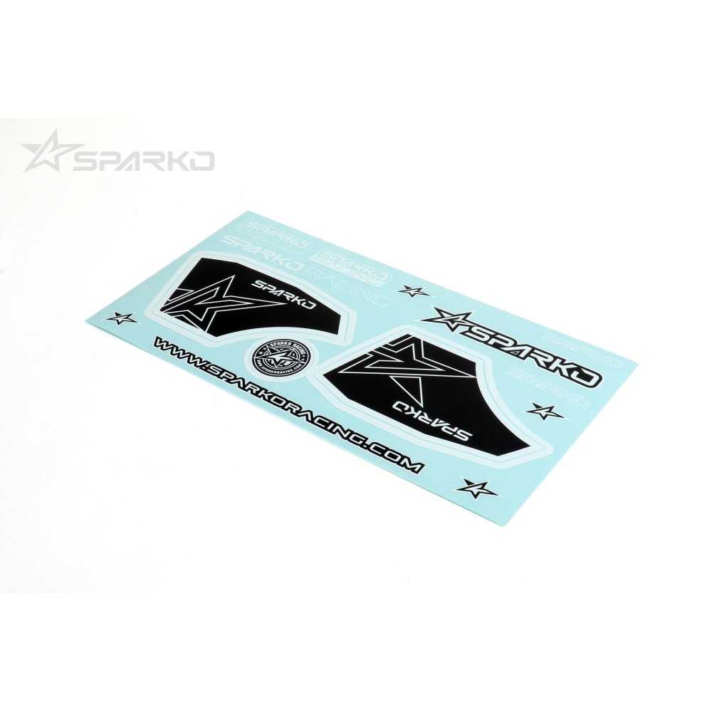 SPARKO F8 wing sticker-negro y blanco SPKF89005-BK SPARKO F8 wing sticker-negro y blanco SPKF89005-BK
