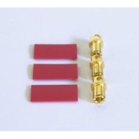 Conectores oro 8 mm macho (3 uds) Team Orion ORI40018