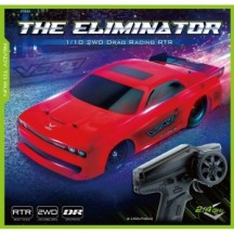 VEKO Eliminator Charger Drag Racing 1:10 Carbon RTR VK0001-DG