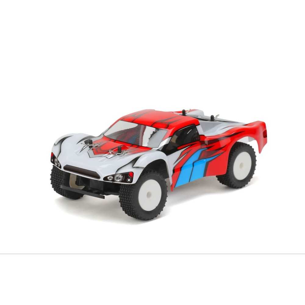 Mini Short Course 1:24 RTR Rojo con Gyro VEKO VK0002-RD Mini Short Course 1:24 RTR Rojo con Gyro VEKO VK0002-RD