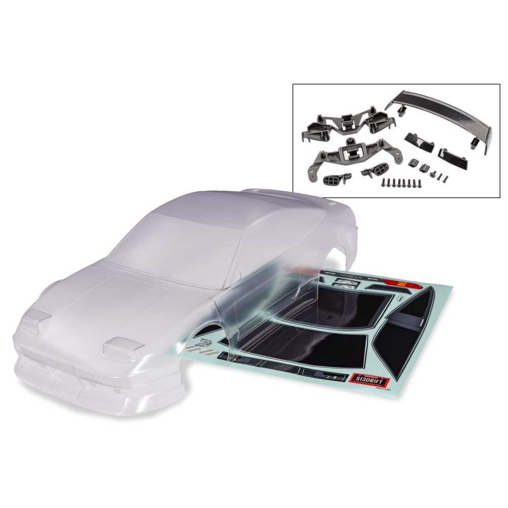 Traxxas 4-Tec Drift Nissan 240SX Clear Body TRX10515 Traxxas 4-Tec Drift Nissan 240SX Clear Body TRX10515