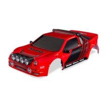 Carrocería Mini Rally VXL Ford RS200 roja Traxxas TRX10812-RED