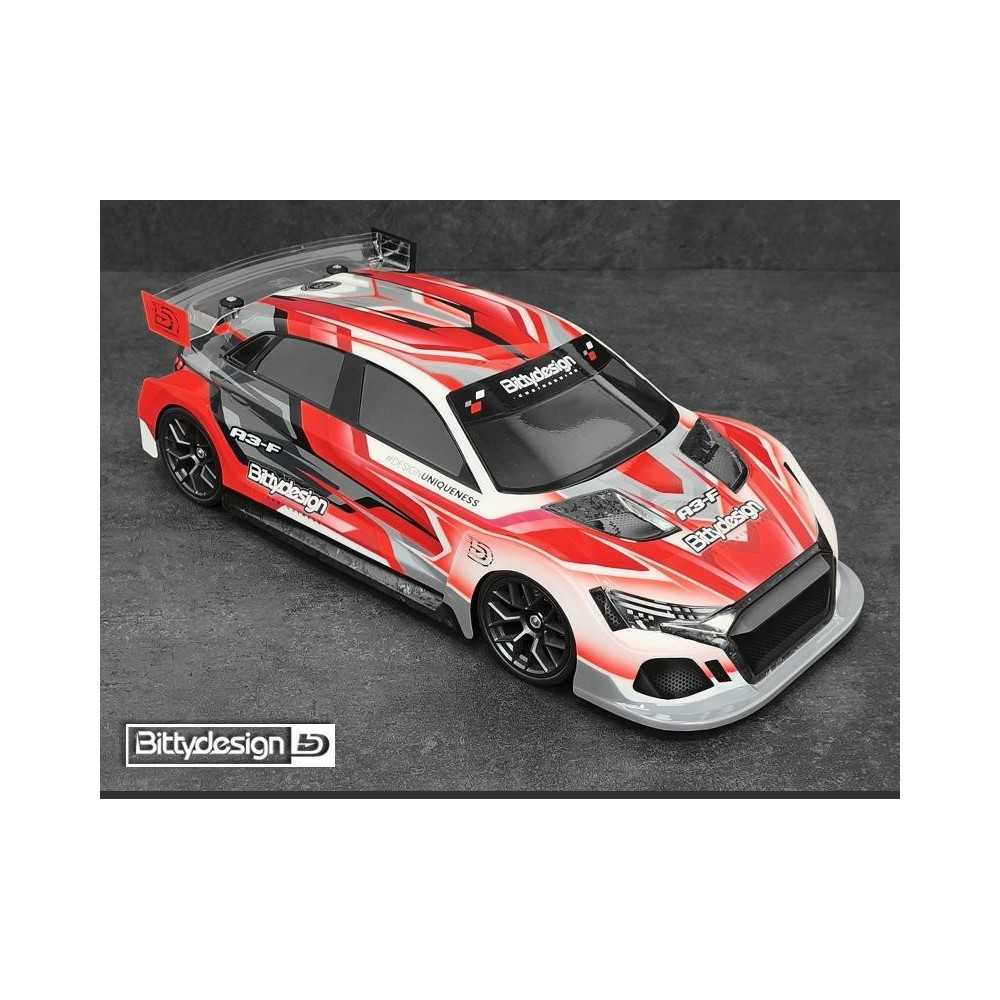 Bittydesign A3-F 1/10 clear body 190mm for FWD car, Light weight (0.7) BDFWD-190A3F Bittydesign A3-F 1/10 clear body 190mm for FWD car, Light weight (0.7) BDFWD-190A3F