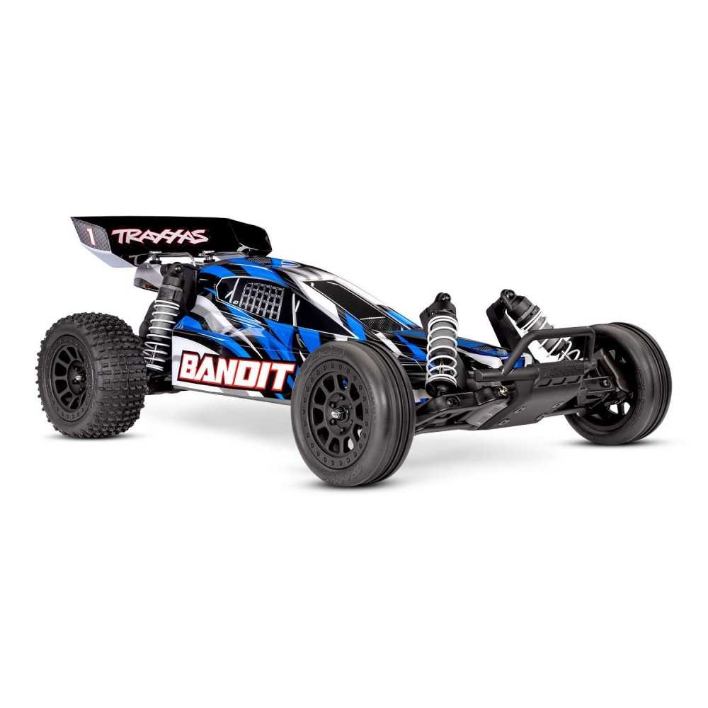 Traxxas Traxxas BANDIT 1/10 2wd Brushed HD with battery & USB-C charger Blue X TRX24254-8-BLUEX Traxxas Traxxas BANDIT 1/10 2wd Brushed HD with battery & USB-C charger Blue X TRX24254-8-BLUEX