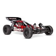 Traxxas Traxxas BANDIT 1/10 2wd Brushed HD with battery & USB-C charger Red X TRX24254-8-REDX
