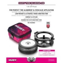 Hudy HUDY TIRE GLUEING JIG + HARD-CASE - 1/8 OFF-ROAD H102405