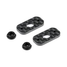 Hudy CARBON REAR WING MOUNT - 1/10 ELECTRIC (2) H293312