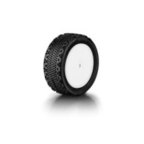 Hudy HUDY 1/10 OFF-ROAD PRE-GLUED TIRE 4WD FRONT CARPET - 101 (2) H854101