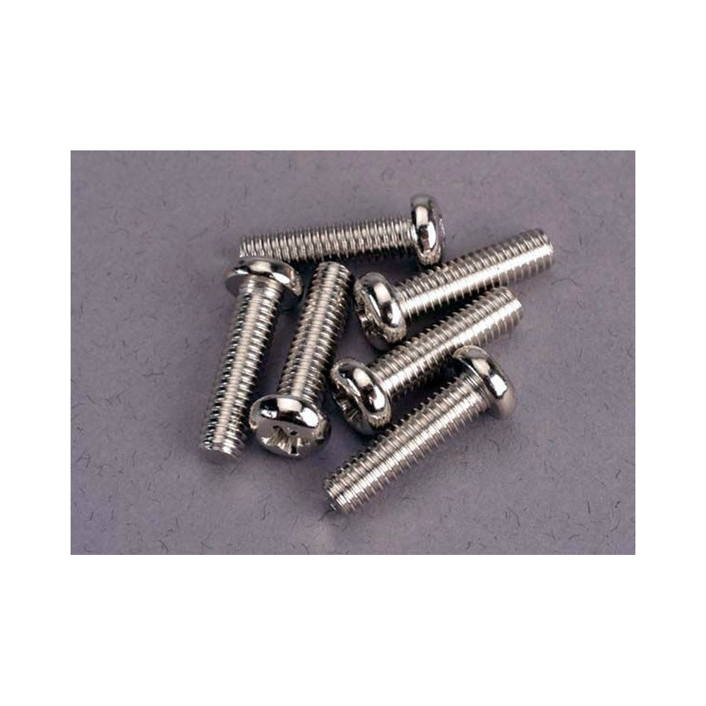Tornillos cabeza redonda 4x15mm Traxxas