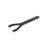 Xray X4'26 CARBON UPPER DECK - SPLIT FRONT - OPEN - 1.6MM X301090-L