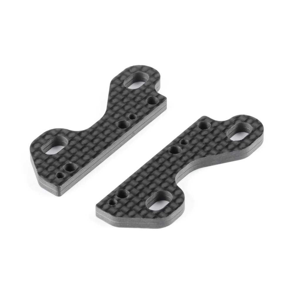 Xray X4 UNIVERSAL CARBON UPPER CLAMP FOR UNI BULKHEADS (2) X301556 Xray X4 UNIVERSAL CARBON UPPER CLAMP FOR UNI BULKHEADS (2) X301556