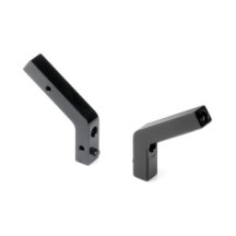 Xray X4 ALU SHOCK HOLDER REAR FIXED FOR UNI BULKHEADS (2) X302978