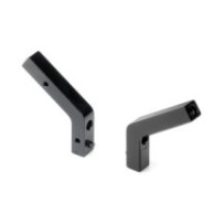 Xray X4 ALU SHOCK HOLDER REAR FIXED FOR UNI BULKHEADS (2) X302978