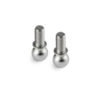 Xray X4 PIVOT BALL 4.9MM WITH M3x6.5MM THREAD - HUDY SPRING STEEL (2) X303263