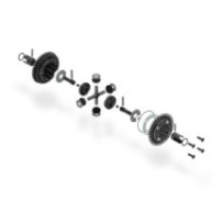 Xray X4 BB GEAR DIFFERENTIAL FOR UNI BULKHEADS - SET X304903
