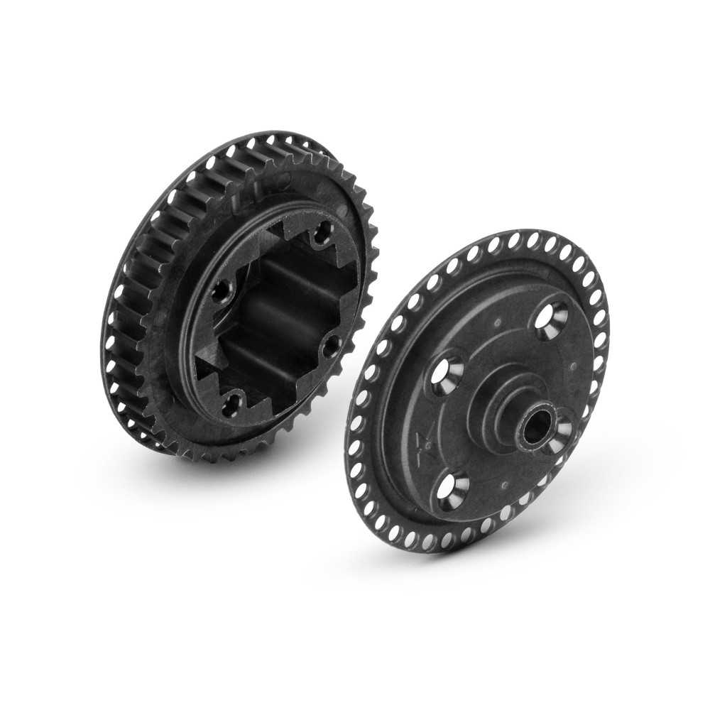 Xray X4 COMPOSITE GEAR DIFF. CASE 38T PULLEY & COVER FOR UNI BULKHEADS X304912 Xray X4 COMPOSITE GEAR DIFF. CASE 38T PULLEY & COVER FOR UNI BULKHEADS X304912