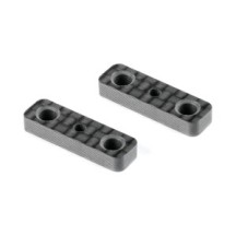 Xray CARBON BATTERY PLATE SHIM - DEEPER COUNTERSUNK (2) X306177-C